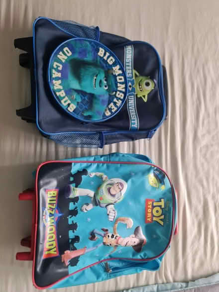 Photo of free Small child's wheely suitcases (Preston PR5) #1