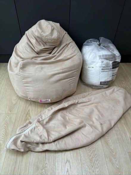 Photo of free Bean bags - 1 full, 1 part full (Ruislip, HA4) #2