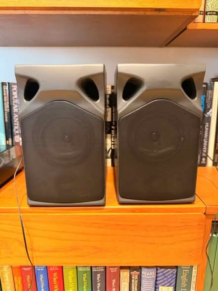 Photo of free Pair of Speakers - dark grey/black (Cold Norton CM3) #1