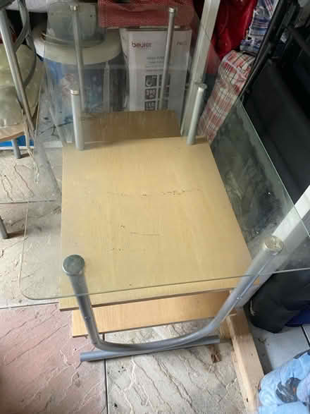 Photo of free Wood and glass coffee table (Hoo Rochester ME3) #1