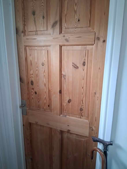 Photo of free 3 pine internal doors (Ely CF5) #3