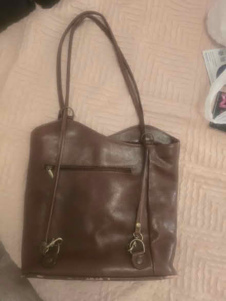 Photo of free Brown leather bag, purse, (Tulse Hill SE24) #4