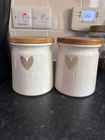 Photo of free Tea and Sugar Canisters (Marston Moretaine, MK43 0) #1