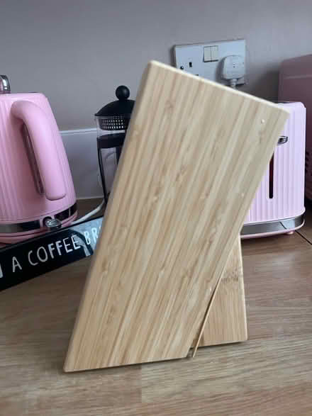 Photo of free Knife block, solid wood (Splott, Cardiff CF24) #1