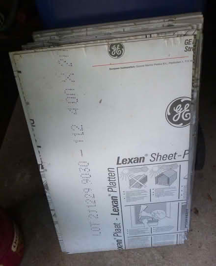 Photo of free Lexan (polycarbonate) sheets (New Marston OX3) #1