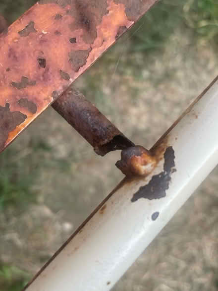 Photo of free Metal butterfly bench (OX39PJ) #3