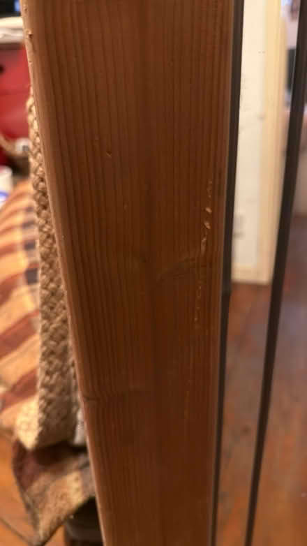 Photo of free Very large mirror in wooden frame (Bassingbourn, SG8) #4