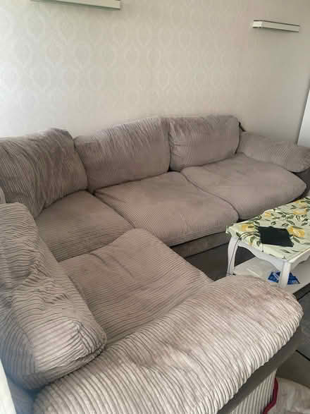 Photo of free Grey corner sofa (Woodford IG8) #1