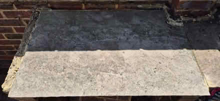 Photo of free 2 x large Indian limestone pavers (St Helier SM4) #2