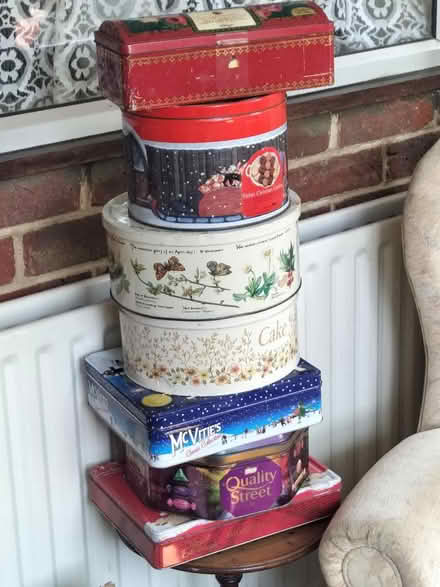 Photo of free Storage tins (Stone Cross BN24) #1