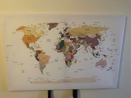 Photo of free Large canvas of the world (Pooley Bridge CA10) #1