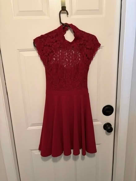 Photo of free Red Lace Backless Mini Skater Dress (Thornwood, NY) #1