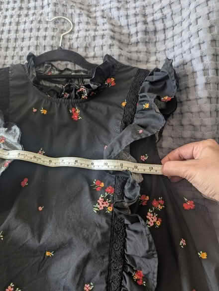 Photo of free Black flowery blouse (Headington OX3) #2