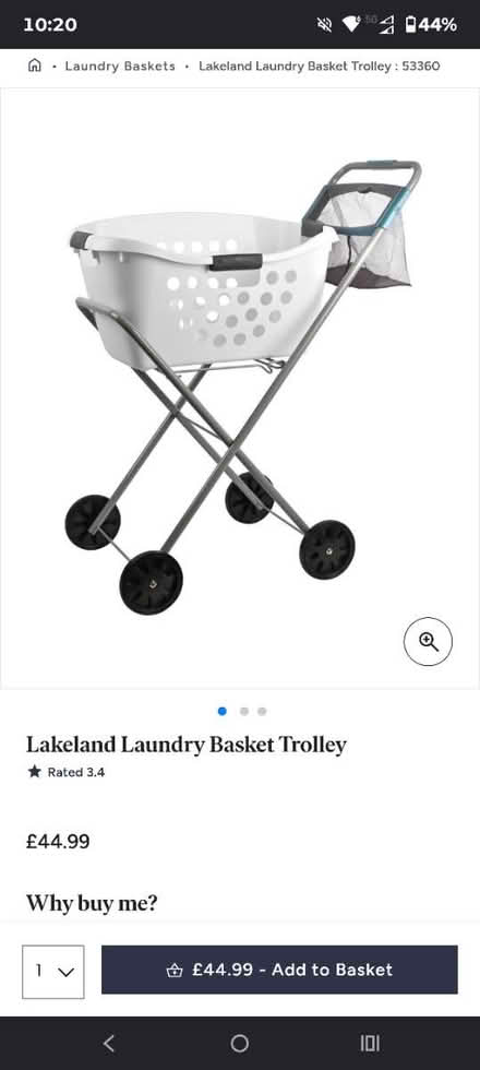 Photo of free Laundry trolley on wheels (Didcot) #1