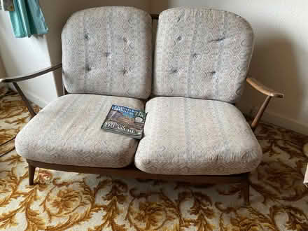 Photo of free Ercol sofa and 2 chairs original cushions (Rockcliffe DG5) #3