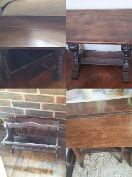 Photo of free Small tables and magazine rack (Stone Cross BN24) #1