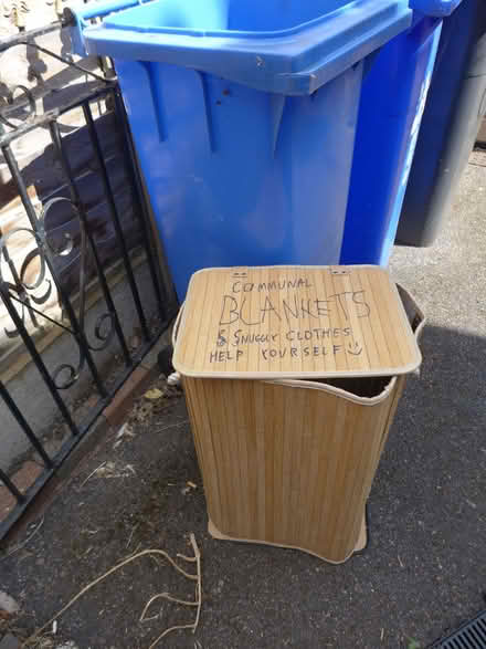 Photo of free laundry basket (Upperthorpe S6) #1