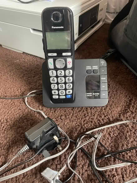 Photo of free Panasonic cordless landline phone (Workington) #1