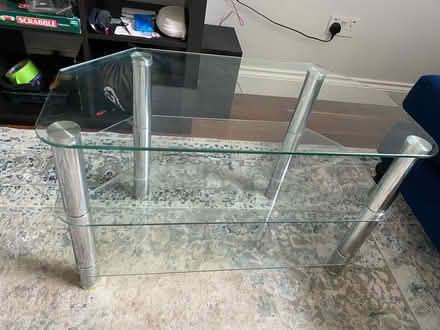 Photo of free Glass TV Stand (Tooting SW17) #1