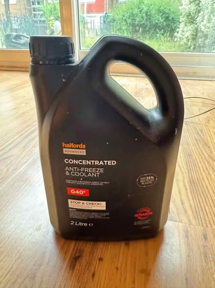 Photo of free Concentrated anti freeze coolant (Hulme M15) #1