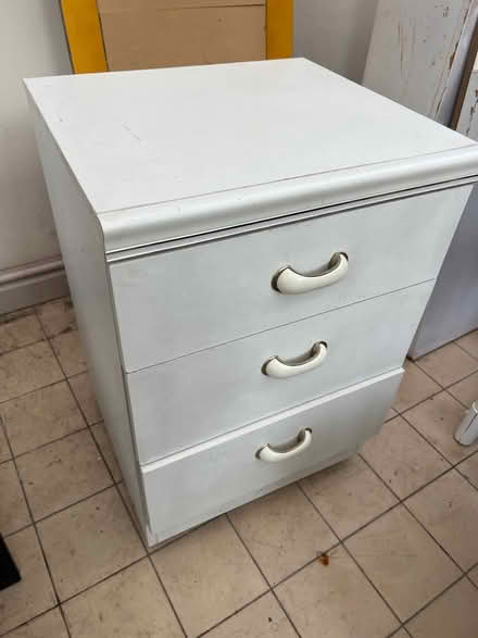 Photo of free 3 drawer bedside table (Sevenoaks TN13) #1