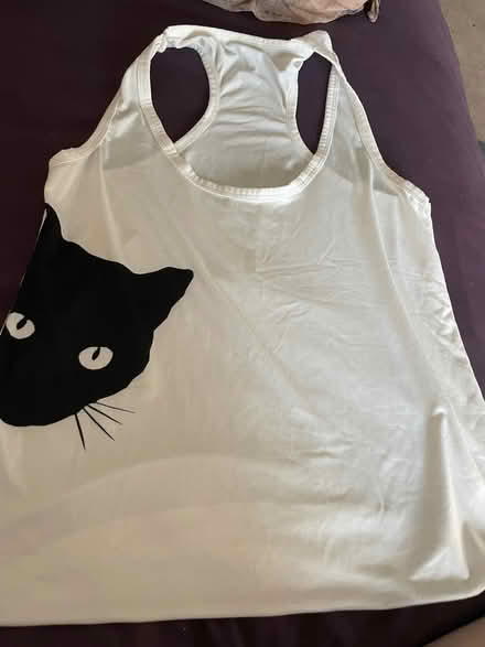 Photo of free 2 cat vest tops (Wandsworth SW18) #1