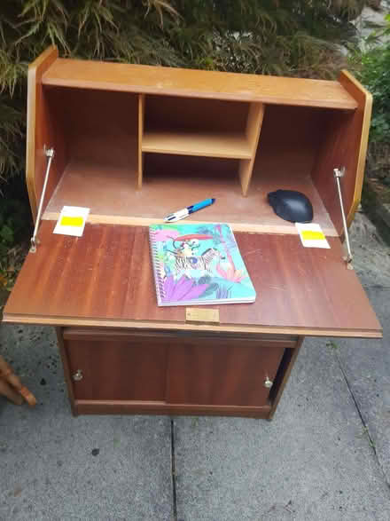 Photo of free Vintage cabinet with fold down lockable desk & bookcase (Timperley WA15) #3