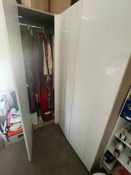 Photo of free John lewis corner wardrobe - white (Hampton TW12) #3