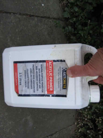Photo of free Acrylic Primer for floor screed (Ruddington NG11) #1