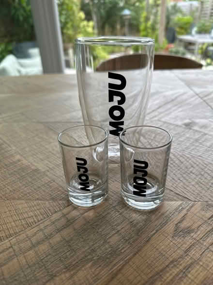 Photo of free 3 x Moju glasses - perfect condition (Woodford SK7) #1