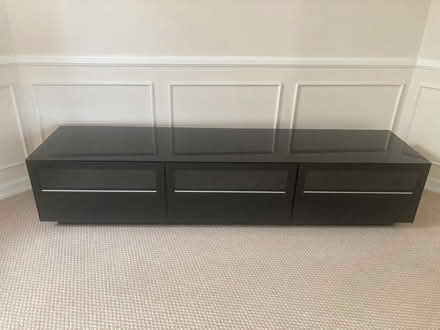 Photo of free Black TV Stand / Credenza (90048) #1