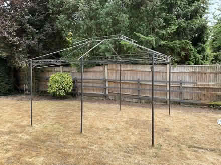 Photo of free Approx 10’ x 8’ metal gazebo frame (Bradwell NR31) #1