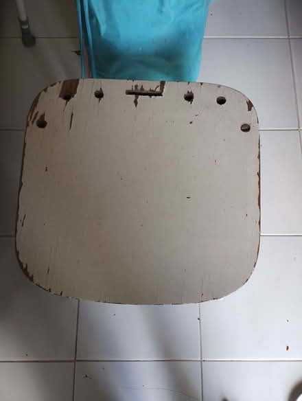 Photo of free Solid wood stool (Saint James Ward EX4) #2