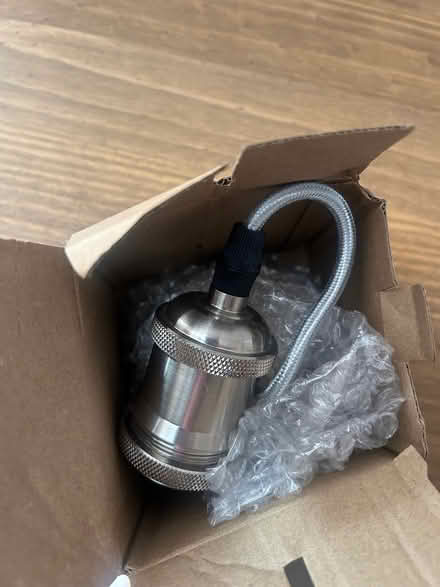 Photo of free Metal ceiling rose and lamp holder (Lindal-in-Furness LA12) #2