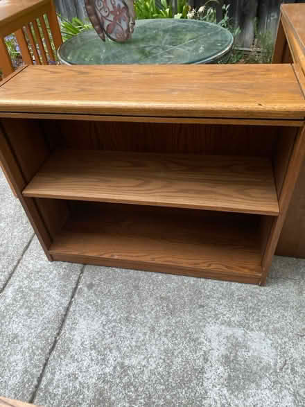 Photo of free heavy duty two shelf bookshelves (Pleasant Hill) #1