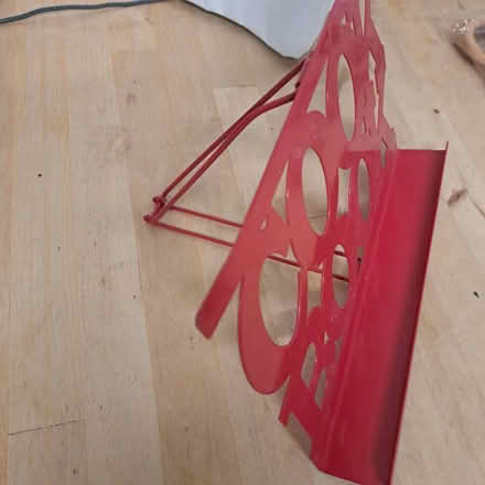 Photo of free Red Enamel Cook Book Stand (Montpelier BS6) #2