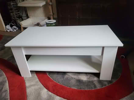 Photo of free White coffee table (Rowlatts Hill LE5) #2