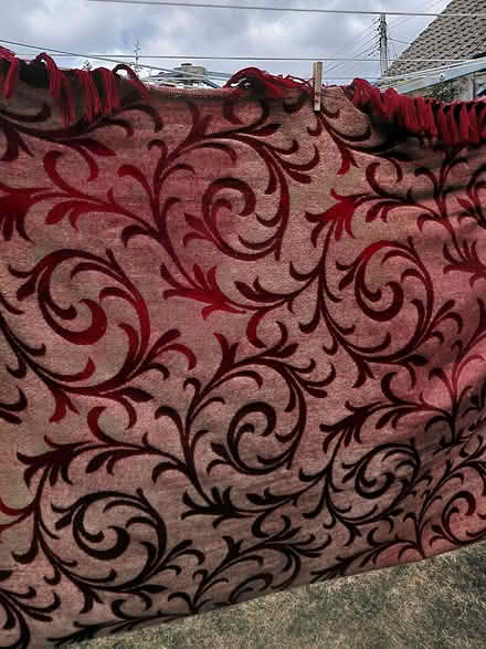 Photo of free Red and gold throw (Stroud GL5) #1