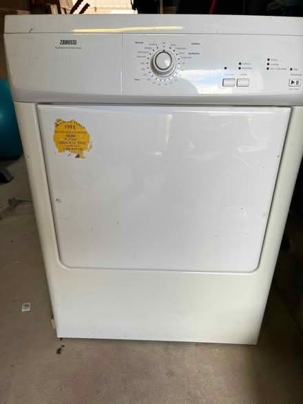 Photo of free Zanussi tumble dryer (Epperstone NG14) #1