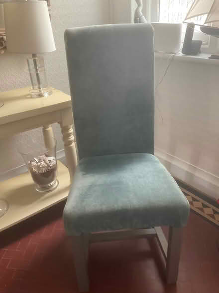 Photo of free Upholstered Velour Chair (Minehead TA24) #2