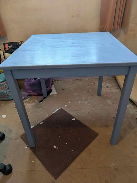 Photo of free Compact blue table (Wallasey, CH44) #1