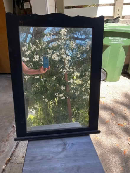 Photo of free Mirror with wood frame (San Anselmo) #1