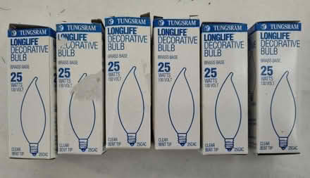 Photo of free 6 Candelabra Chandelier Bulbs (#2) (Saugus) #1