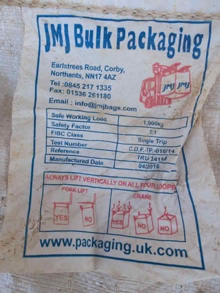 Photo of free Rubble sack (Lower Earley RG6) #2