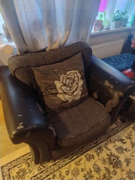 Photo of free Sofa + armchair set (BD18 Saltaire) #2