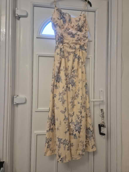 Photo of free Yellow and blue maxi dress (Heanor DE75 Ilkeston road) #1