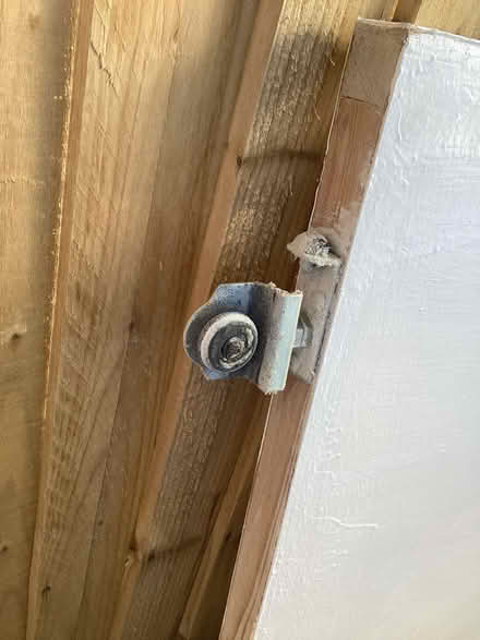 Photo of free Sliding Hanging door with track (BN16 2ER) #3