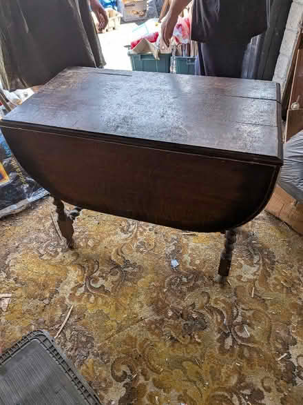 Photo of free Antique twist top drop leaf table (Whiteway BA2) #1