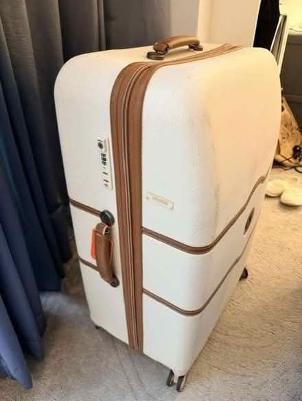 Photo of free Large Cream Delsey Suitcase - perfect condition (Earls Court SW10) #4