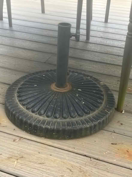 Photo of free Patio unbrella stand (Manchester) #1